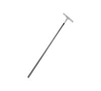 Sonde d'échantillonnage de grain en acier inoxydable, kit d'essai de sol pour échantillonnage de granules et sacs solides, diamètre 1,9 cm, longueur 100 cm, outil durable pour des tests précis