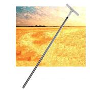 Sonde d'échantillonnage de grains en acier inoxydable - Kit d'analyse de sol for granulés et sacs solides, outil de prélèvement précis(1.9cm/0.75in,120cm/47.24in)