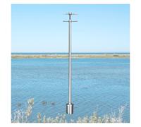 Sonde d'échantillonnage de liquide en acier inoxydable, échelle claire, durable et précise pour échantillonnage industriel de laboratoire