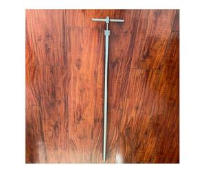 Sonde d'échantillonnage de liquides visqueux en acier inoxydable 304 de 1,6/2,3/3,3/3,9/4,9 pi for fûts, réservoirs et wagons ; échantillonneur d'eau liquide(1m/3.3'-340ml)