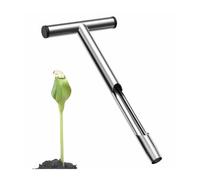 Sonde d'échantillonnage de sol de 50,8 cm - Outil d'échantillonnage de sol en acier inoxydable 304 pour le jardinage, l'agriculture et l'entretien de la pelouse - Sonde portable pour un