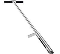 Sonde d'échantillonnage de sol en acier inoxydable 304 avec poignée en T,kit d'outils de test d'échantillons de sol avec pédale,kit d'analyse de sol for l'entretien des plantes, la ferme et le jardin