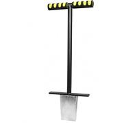 Sonde d'échantillonnage de sol en acier inoxydable avec pédale, idéale pour le jardin, la pelouse et le terrain de golf, durable et facile à utiliser