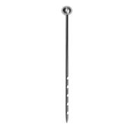 Sonde d'échantillonnage de sol en acier inoxydable de 35,6 cm, outil de jardin, pour test d'humidité et analyse de texture dans les plantes en pot, lits d'extérieur