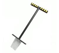Sonde d'échantillonnage de sol en acier inoxydable, outil d'échantillonnage de sol de type T pour pelouse, jardin, golf et ferme - Profiler professionnel avec tête chanfreinée