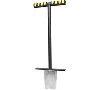 Sonde d'échantillonnage de sol for golf de 68 cm, poignée en T en acier inoxydable, kit d'outils de test d'échantillons de sol avec pédale, for l'échantillonnage du sol, l'entretien des plantes