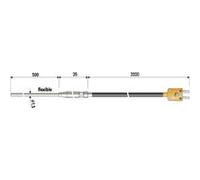 B+B Thermo-Technik Sonde d'immersion 0625 1189-41 K -100 à +1000°C étalonnée d'usine sans certificat