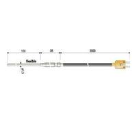 Sonde dimmersion B + B Thermo-Technik 0625 1429-11 -100 à +1000 °C sonde: K Etalonnage dusine (sans certificat) G