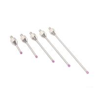 Sonde d'indicateur micrométrique avec tête en acier de 2 mm et filetage M2 5 compatible avec indicateurs à cadran à levier (Ruby40 mm)