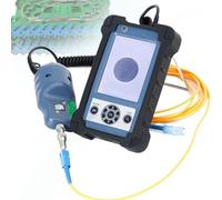 Sonde d'inspection de fibre avec grossissement 400x, affichage vidéo en temps réel, écran de 3,5", comprend des embouts SC/FC/ST/LC pour la détection des extrémités de fibre optique