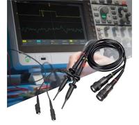Sonde d'oscilloscope B03C-P2200 avec kit d'accessoires, sondes à clip 200 MHz, 1 X 10 mini-pince BNC, cordon de test