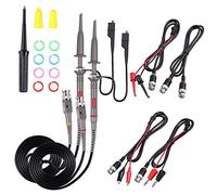 Universal Oscilloscope Probe with Accessories Kit 100MHz Oscilloscope Clip Probes with BNC to Minigrabber Test Lead Kit (100MHZ)