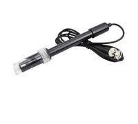 Sonde électrode pH pour Bnc Ph mètres 0,00 - 14,00 ph Capteur de plage de pH avec câble de 115 cm Corps en plastique Compatible avec les systèmes de laboratoire hydroponique aquarium piscine Ro