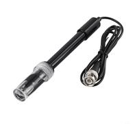 Sonde électrode PH pour BNC, plage de pH 0-14, capteur haute sensibilité avec réponse rapide, compatible avec pH-mètres et contrôleurs, câble de 100 cm, noir