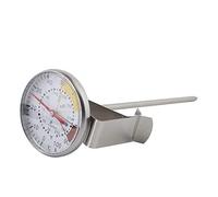 Sonde en acier inoxydable Thermomètre instantané Grand cadran à pointeur Cuisine Aliments Viande Lait Café Thermomètre Longue sonde Mesure précise Protection du couvercle en