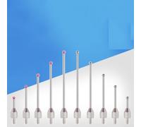 Sonde filetée à pointe en acier pour indicateur de test à cadran M1 4 adaptée pour la mesure du micromètre et de la jauge de hauteur (M2,5 x D3 x L50)