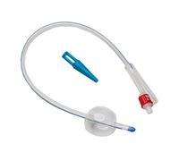 Sonde foley urinaire en 2 voix avec valve en plastique Zarys CH06