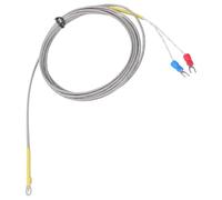 Sonde haute température de trou de 4 mm - Sonde de 0 à 600 °C - Sonde de thermocouple de type K - 1/2/3/4/5 m - Fil métallique - Installation flexible