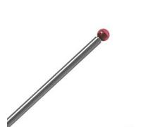 Sonde indicatrice à cadran en acier pour filetage M3 avec pointes sphériques de 3 mm et 50 mm de long pour mesures techniques