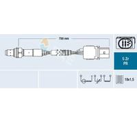 Sonde lambda FAE 75158