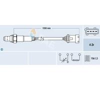 Sonde lambda 77167 FAE pour PEUGEOT FIAT CITROËN LANCIA