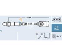Sonde lambda 77240 FAE pour CITROËN PEUGEOT MERCEDES-BENZ FIAT