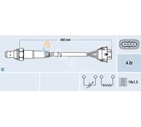 Sonde lambda 77247 FAE pour OPEL SAAB