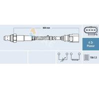 Sonde lambda 77697 FAE pour VW AUDI SEAT SKODA
