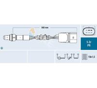 Sonde lambda à large bande 75038 FAE pour VW SEAT SKODA