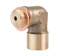 Sonde Lambda Adaptateur De Capteur D'oxygène À 90 Degrés Raccord Coudé En Laiton M18 X 1,5 Capteur d'oxygène