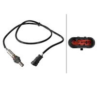 Hella Sonde lambda 6PA 358 221-511 4 pôles Câble 940 mm pour Fiat/Lancia/Alfa Romeo