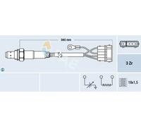 Sonde lambda chauffé 77112 FAE pour VW POLO II PASSAT B3/B4 Variant POLO Coupé