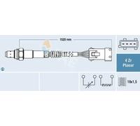 Sonde lambda chauffé 77242 FAE pour CITROËN PEUGEOT LANCIA FIAT