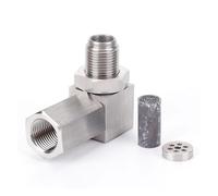 Sonde Lambda Convertisseur Catalytique D'extension De Bonde O2 90 Degrés P0420 P0430 M18X1.5 pour Mini Catalyseur Adaptateur O2 Capteur D'oxygène O2 Éliminateur CEL Capteur D'oxygène