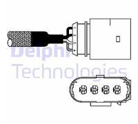 Sonde lambda DELPHI ES10981-12B1 Front for AUDI,SEAT,SKODA,VW