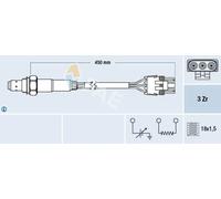 Sonde lambda devant le catalyseur Sonde de régulation 77117 FAE pour RENAULT