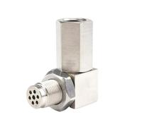 Sonde Lambda M18 x 1,5, sonde O2, entretoise de convertisseur catalytique à 90 degrés, catalyseur d'échappement Non retiré - Solution au Voyant Moteur