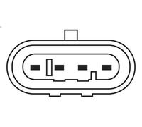 Sonde lambda pour BOSCH 0 258 010 176 pour LANCIA Y (840_) 1.2 1996-2003