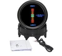 Sonde Lambda pour Voiture À Essence 12 V 2" 52 Mm Jauge Rapport Air/Carburant avec Capteur D'oxygène O2 À Bande Étroite 0258006028 Jauge AFR Compteur Riche/pauvre Capteur D'oxygène(Air Fuel Pressure)