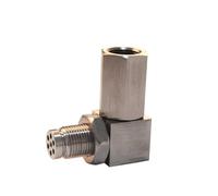 Sonde Lambda Rallonge Capteur D'oxygène Pour Tuyau D'échappement M18 90/45 Degrés Convertisseur Catalytique À Trois Voies Capteur D'oxygène Joint Pièces(90 degrees)