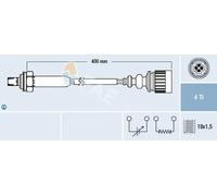 FAE Sonde lambda de régulation 77187 pour BMW 3 Coupé / Décapotable