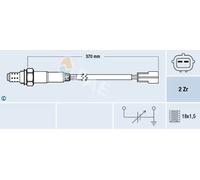 Sonde lambda FAE 77323
