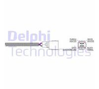 DELPHI ES20156-12B1 Sonde lambda pour LEXUS,TOYOTA