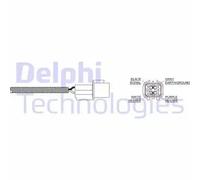 Sonde lambda Sonde planaire ES20211-12B1 DELPHI pour KIA HYUNDAI