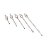 Sonde micromètre Carbuncle avec pointe en acier de 2 mm avec filetage M2,5 conçue pour le montage du levier d'indicateur de cadran et une valeur de division de 0,01 (tungstène10 mm)