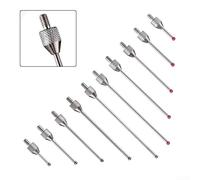 Sonde micrométrique à pointe en acier et tige d'extension avec filetage M1 4 pour indicateur de cadran et outils de mesure (M2,5 x D3 x L20)