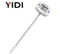 Sonde numérique LCD pour barbecue,testeur de mesure de température,moniteur de compteur pour four,lait,eau,huile,cuisson de cuisine,TA288 - Type White