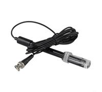Sonde pH électrode avec connecteur BNC pour aquarium, hydroponie et laboratoire, plage de 0,00 à 14,00, comprend tampons d'étalonnage pH 4,01 et 6,86, ABS (300 cm)