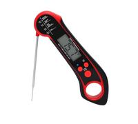 Sonde Pliable pour Thermomètre à Viande Numérique | pour la Cuisson au Barbecue, Support Magnétique, Résistant à la Chaleur 500°C, Sonde Pliable Compacte, Affichage Numérique
