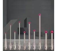 Sonde tactile CMM filetée M2 avec tige en acier pour systèmes de mesure 3D compatibles avec la technologie de stylet standard de l'industrie (H0034)